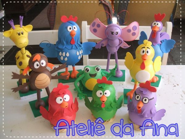 Kit galinha pintadinha